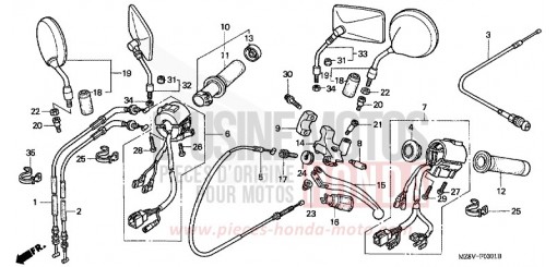 SWITCH/CABLE (2) VT600CW de 1998
